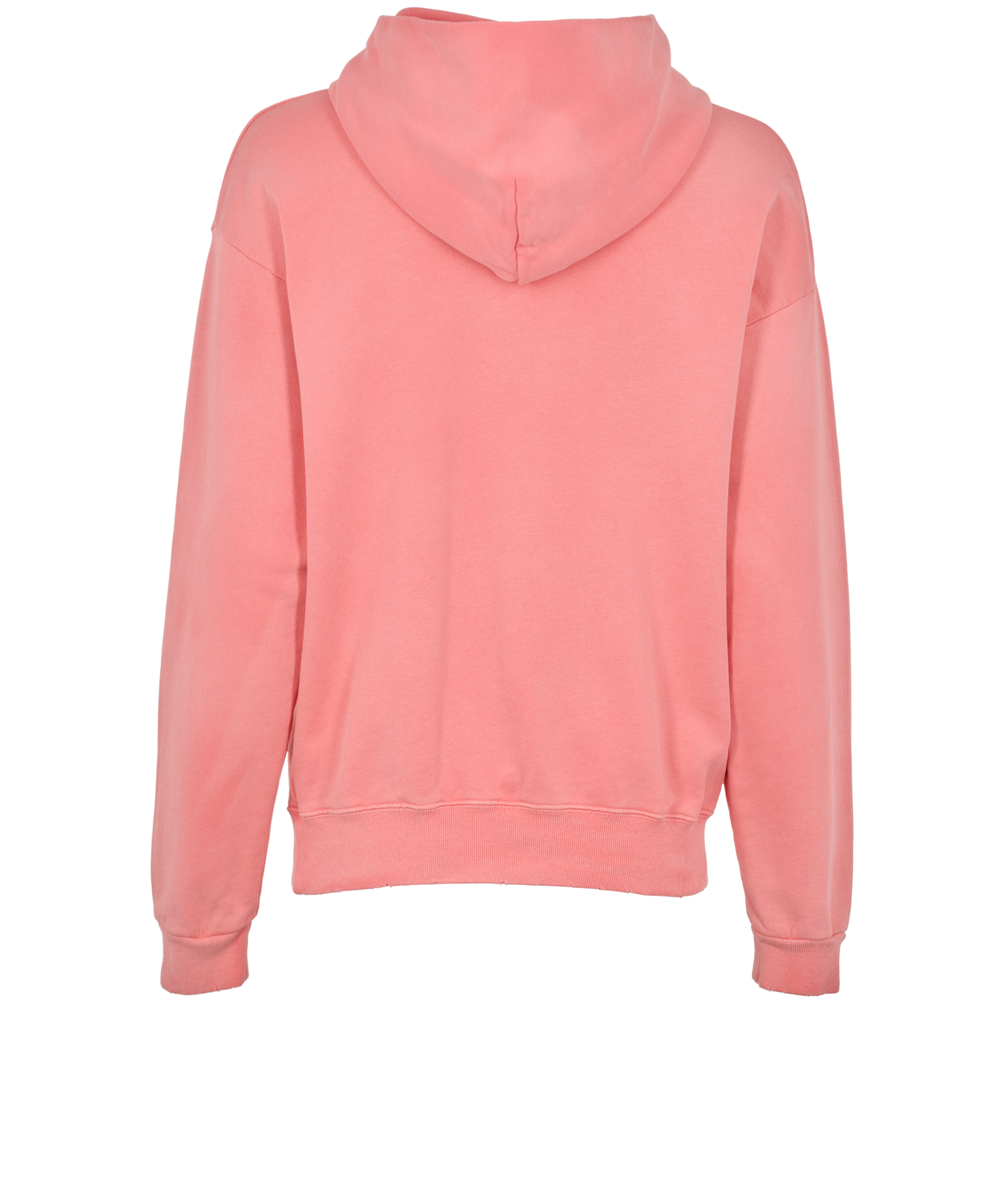 Givenchy Logo Distressed Hoodie, &pound;195, Clothing, Pink, Cotton, Back view