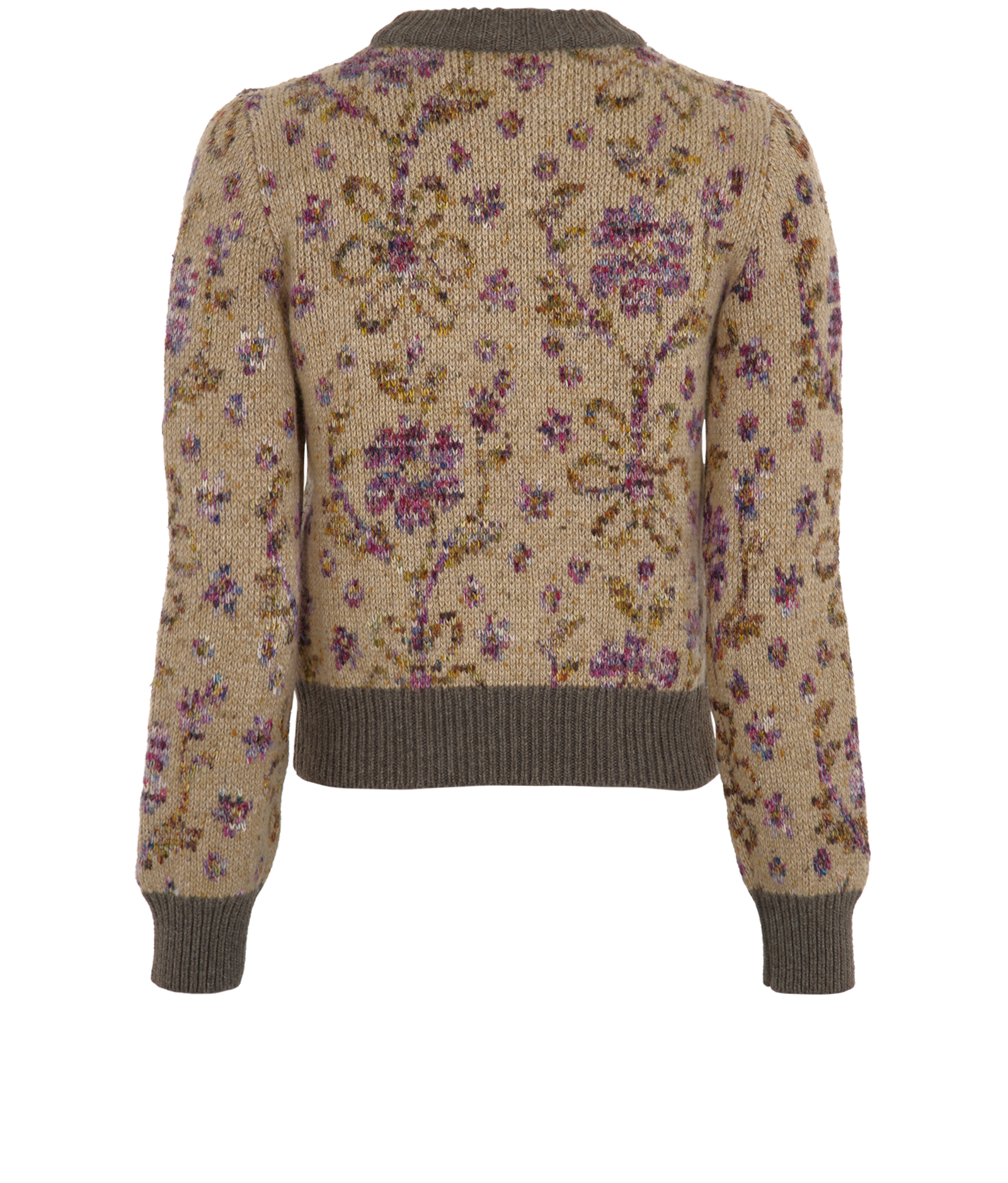 Chanel Knit Sweater, &pound;850, Clothing, Beige, Cashmere, Back view