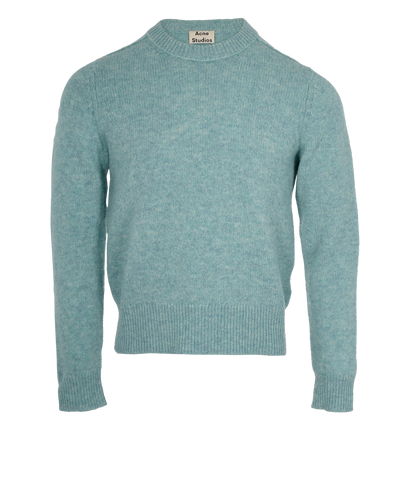 Acne Studios Crewneck Jumper, &pound;120, Clothing, Blue, Wool, Front view
