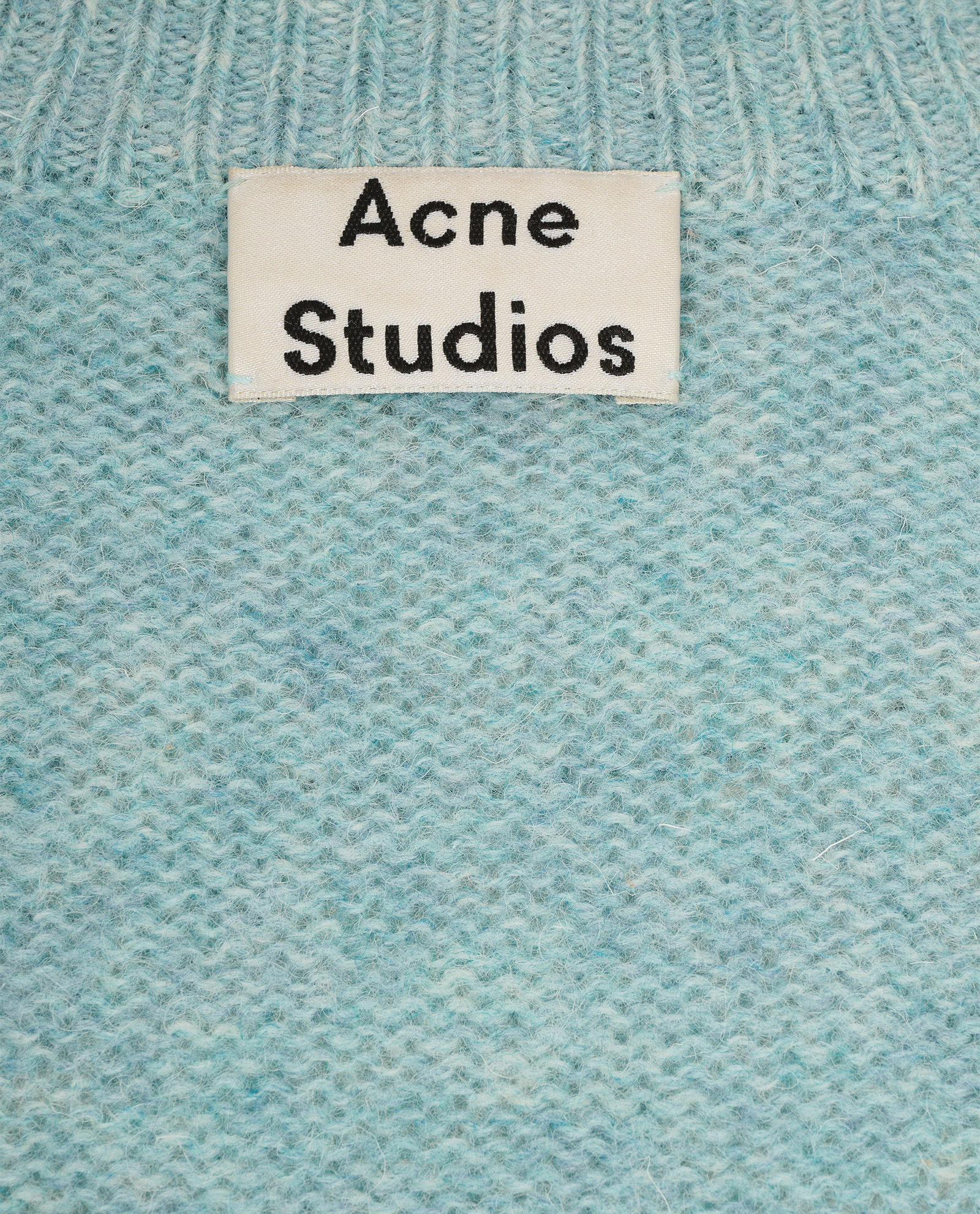 Acne Studios Crewneck Jumper, &pound;120, Clothing, Blue, Wool, Other view