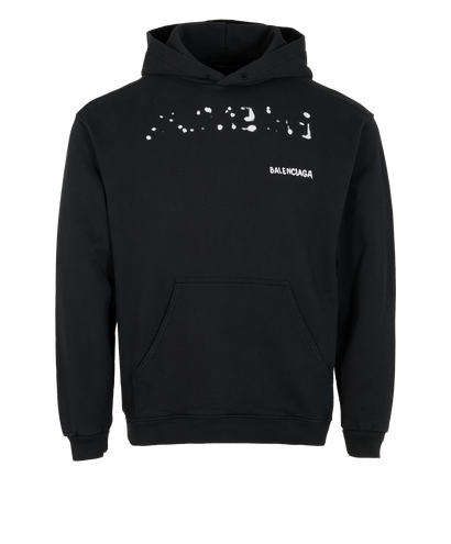 Balenciaga Logo Sweatshirt, &pound;295, Clothing, Black, Cotton, Front view