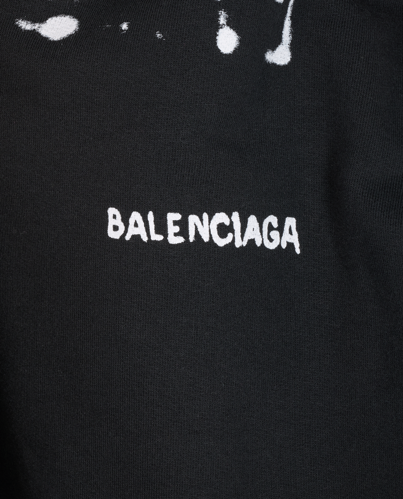 Balenciaga Logo Sweatshirt, &pound;295, Clothing, Black, Cotton, Other view