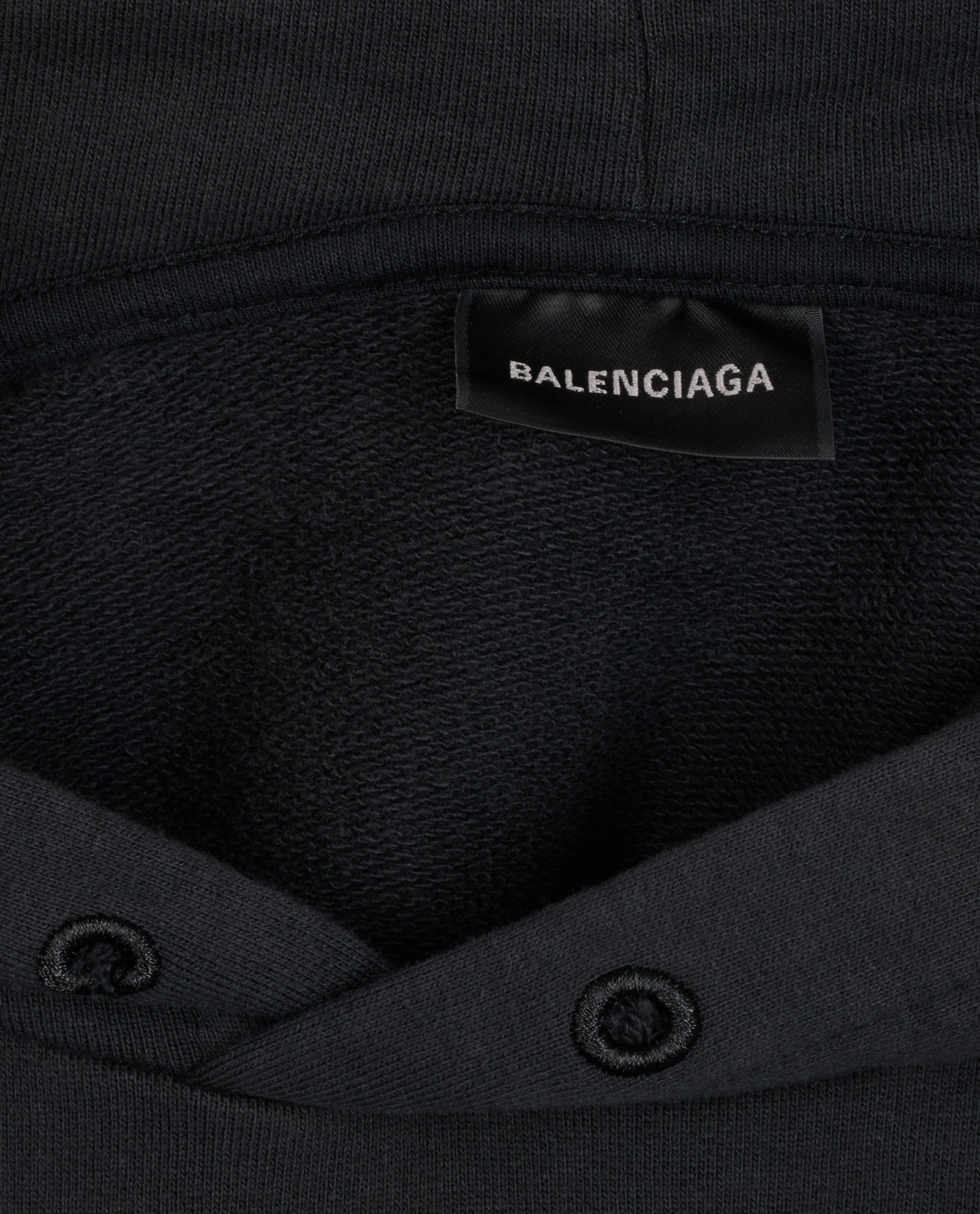 Balenciaga Logo Sweatshirt, &pound;295, Clothing, Black, Cotton, Other view