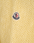 Moncler Logo Patch Knitted Jumper, &pound;240, Clothing, Yellow, Mohair/Polyester (Polymer), Other view