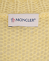Moncler Logo Patch Knitted Jumper, &pound;240, Clothing, Yellow, Mohair/Polyester (Polymer), Other view