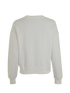 Moncler Palm Tree Embroidered Jumper, &pound;220, Clothing, White, Cotton, Back view