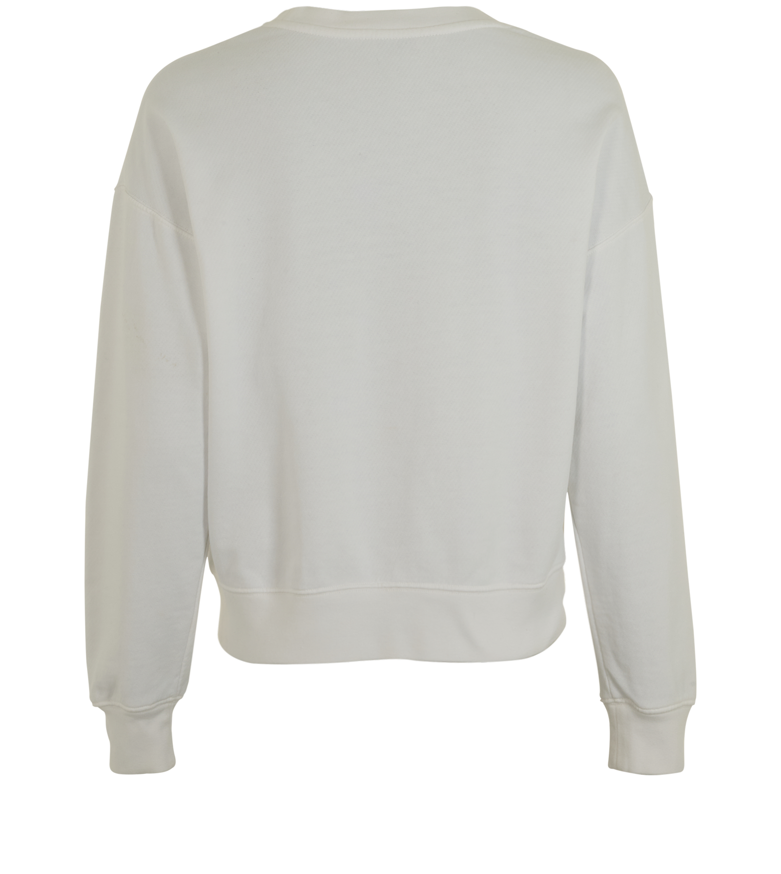 Moncler Palm Tree Embroidered Jumper, &pound;220, Clothing, White, Cotton, Back view