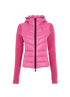 Moncler Maglia Cardigan, &pound;350, Clothing, Pink, Down Feathers/Fleece/Polyester (Polymer), Front view