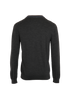 Gucci V Neck Jumper, &pound;260, Clothing, Grey, Wool, Back view
