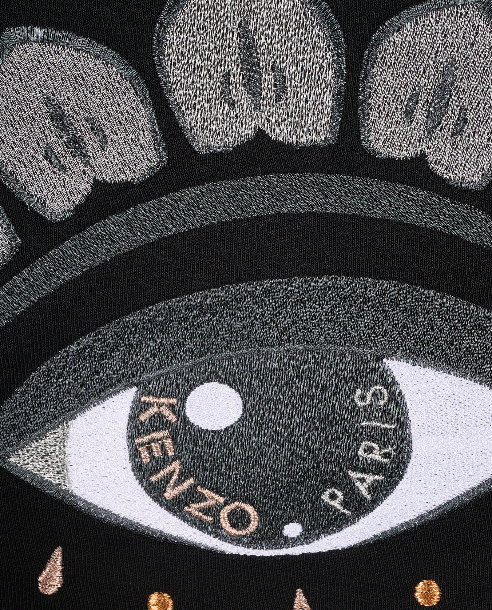 Kenzo Eye Sweatshirt, &pound;50, Clothing, Black, Cotton, Other view