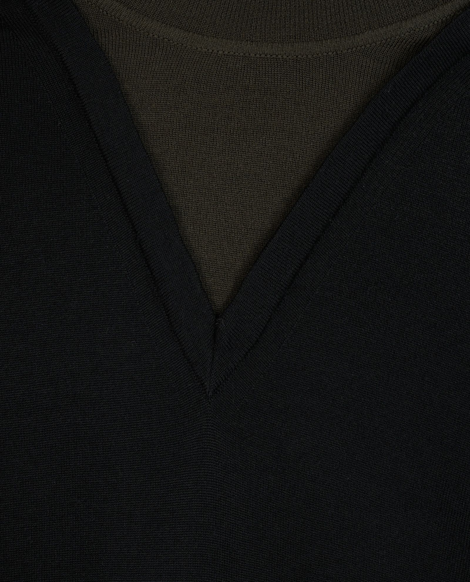 Prada High Neck Jumper, &pound;160, Clothing, Black, Wool, Other view