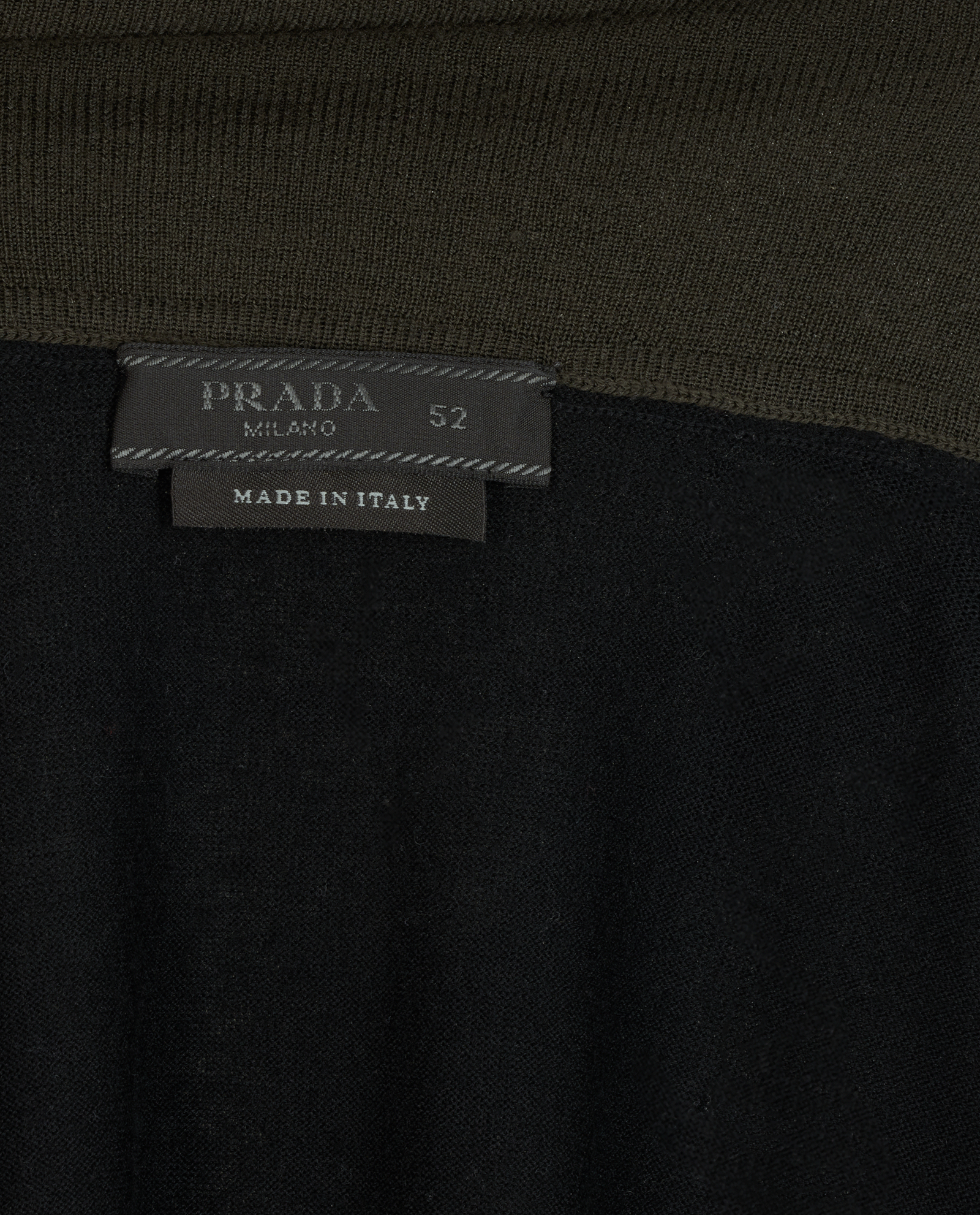 Prada High Neck Jumper, &pound;160, Clothing, Black, Wool, Other view