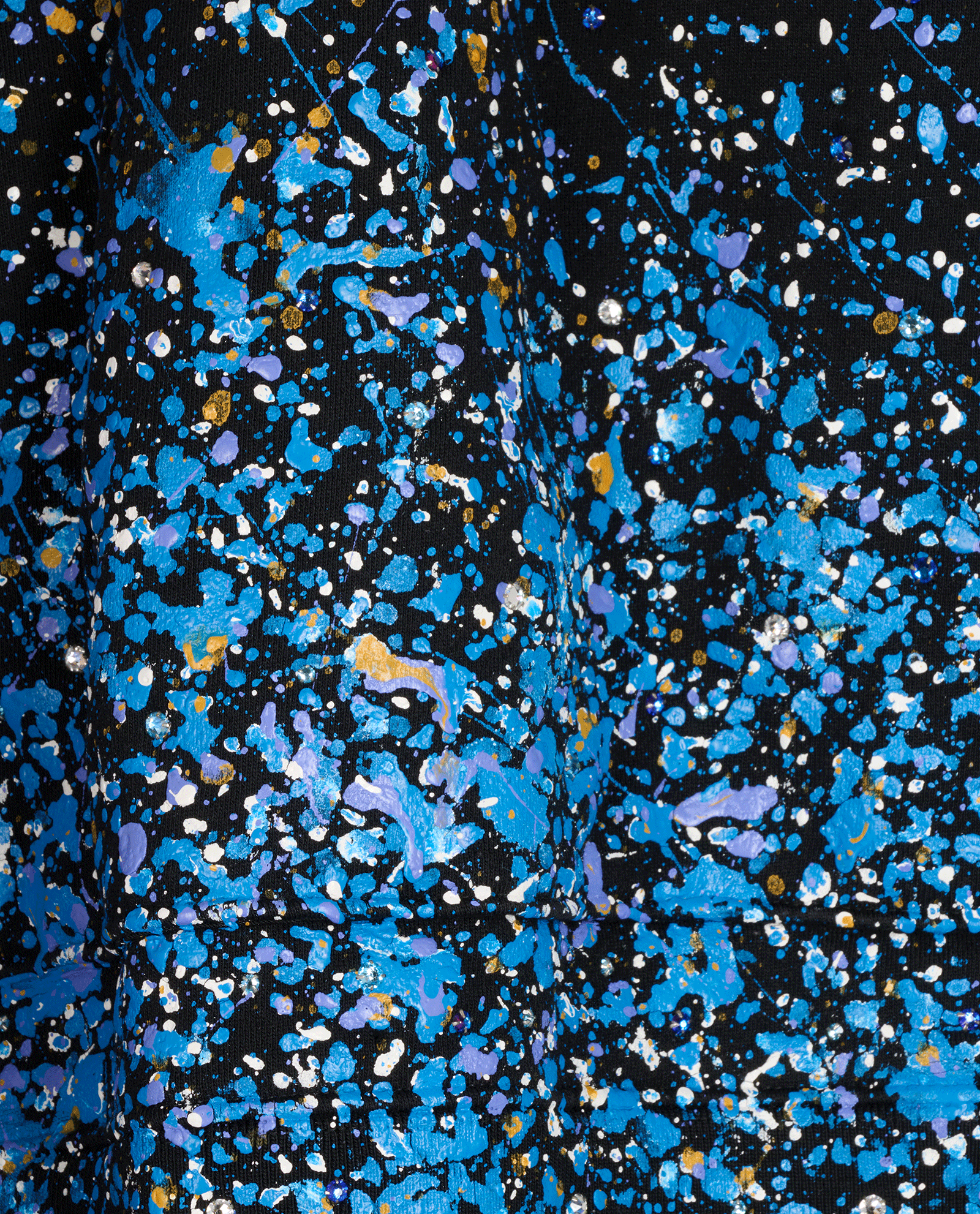 Amiri Crystal Embellished Jumper, &pound;250, Clothing, Black, Cotton, Other view