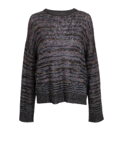 Missoni Crew Neck Jumper, Viscose/Alpaca, Black, UK16, 3*