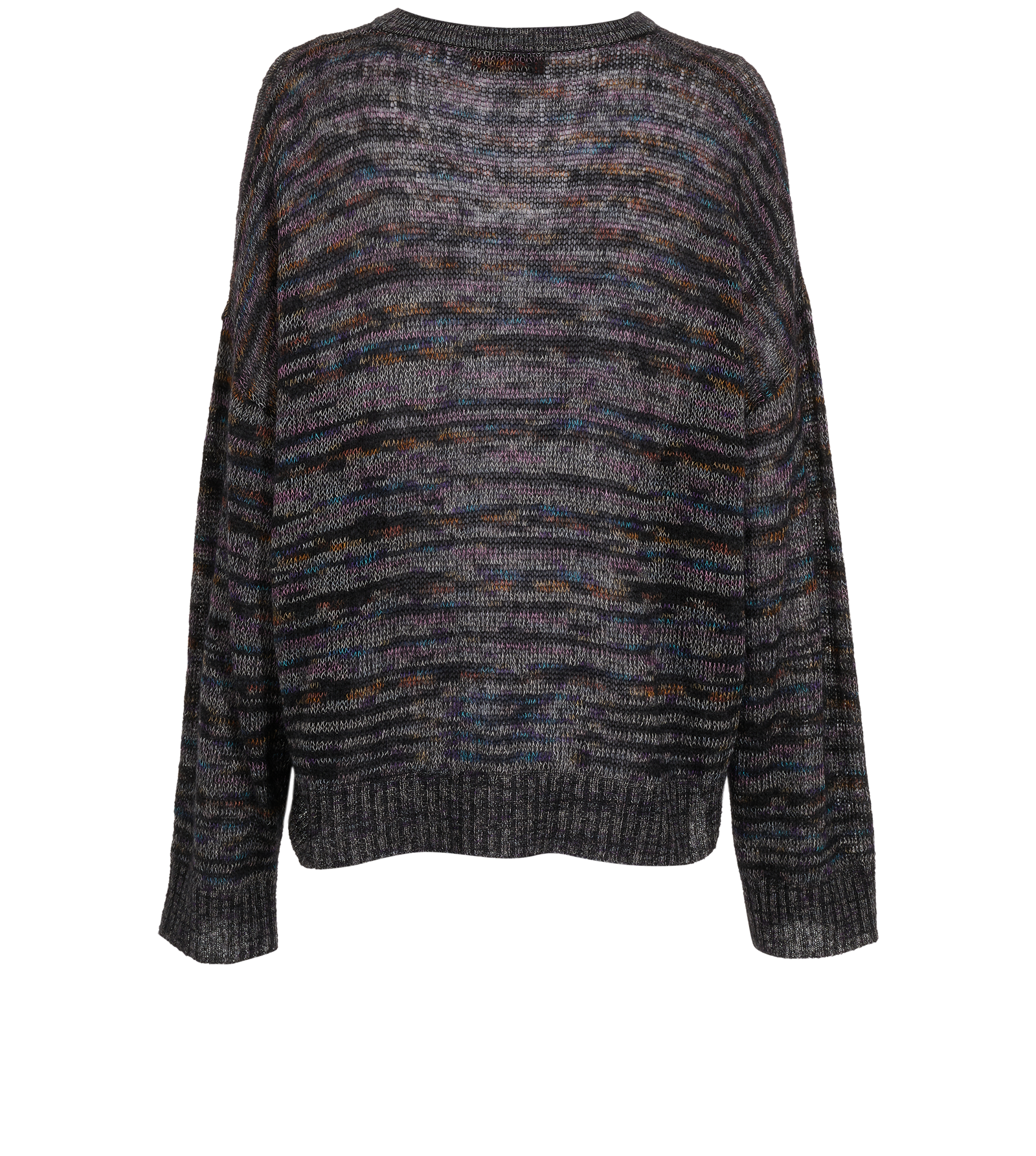Missoni Crew Neck Jumper, &pound;200, Clothing, Black, Alpaca Wool/Viscose, Back view
