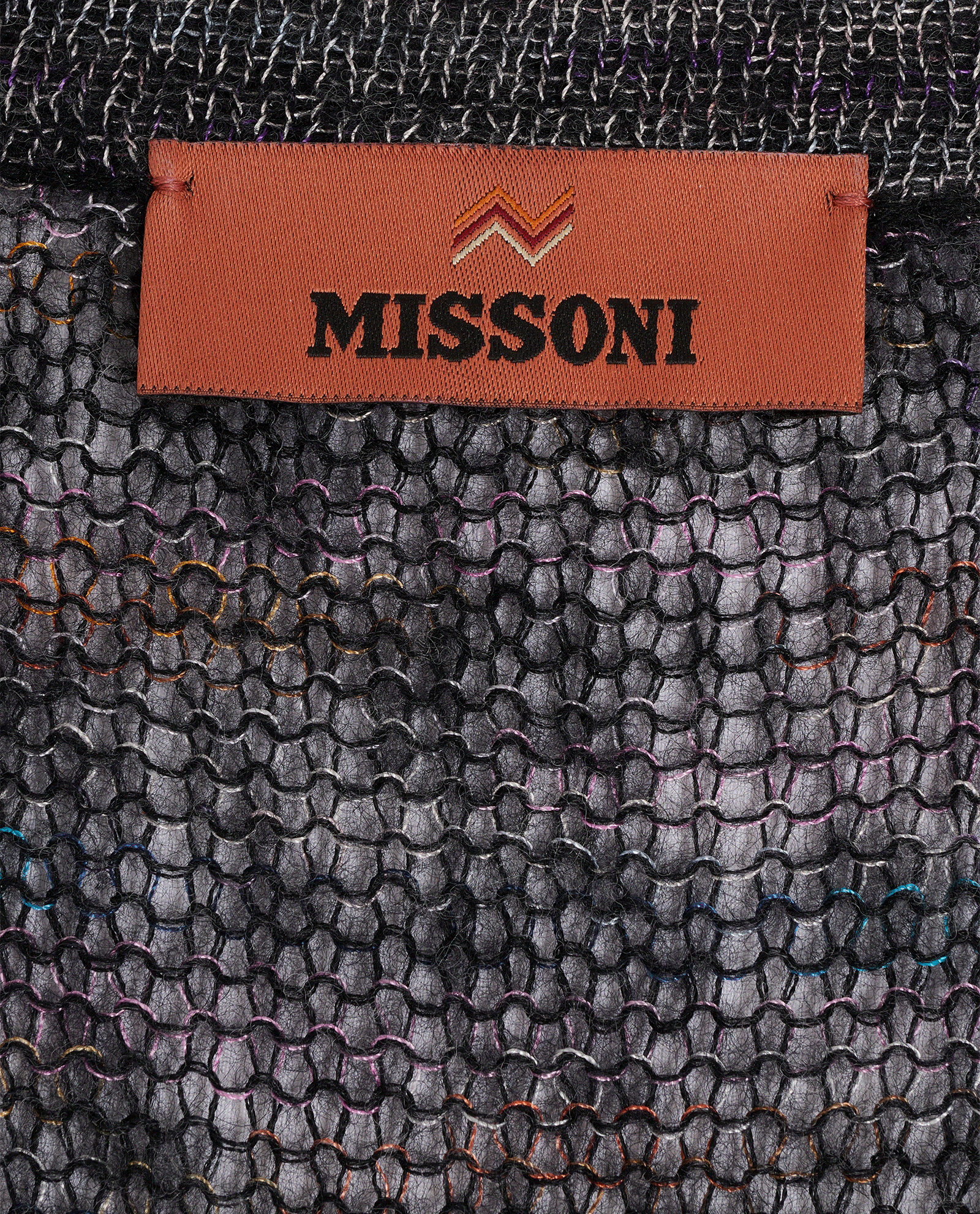 Missoni Crew Neck Jumper, &pound;200, Clothing, Black, Alpaca Wool/Viscose, Other view