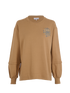 Ganni Isoli Jumper, &pound;80, Clothing, Tan, Cotton, Front view