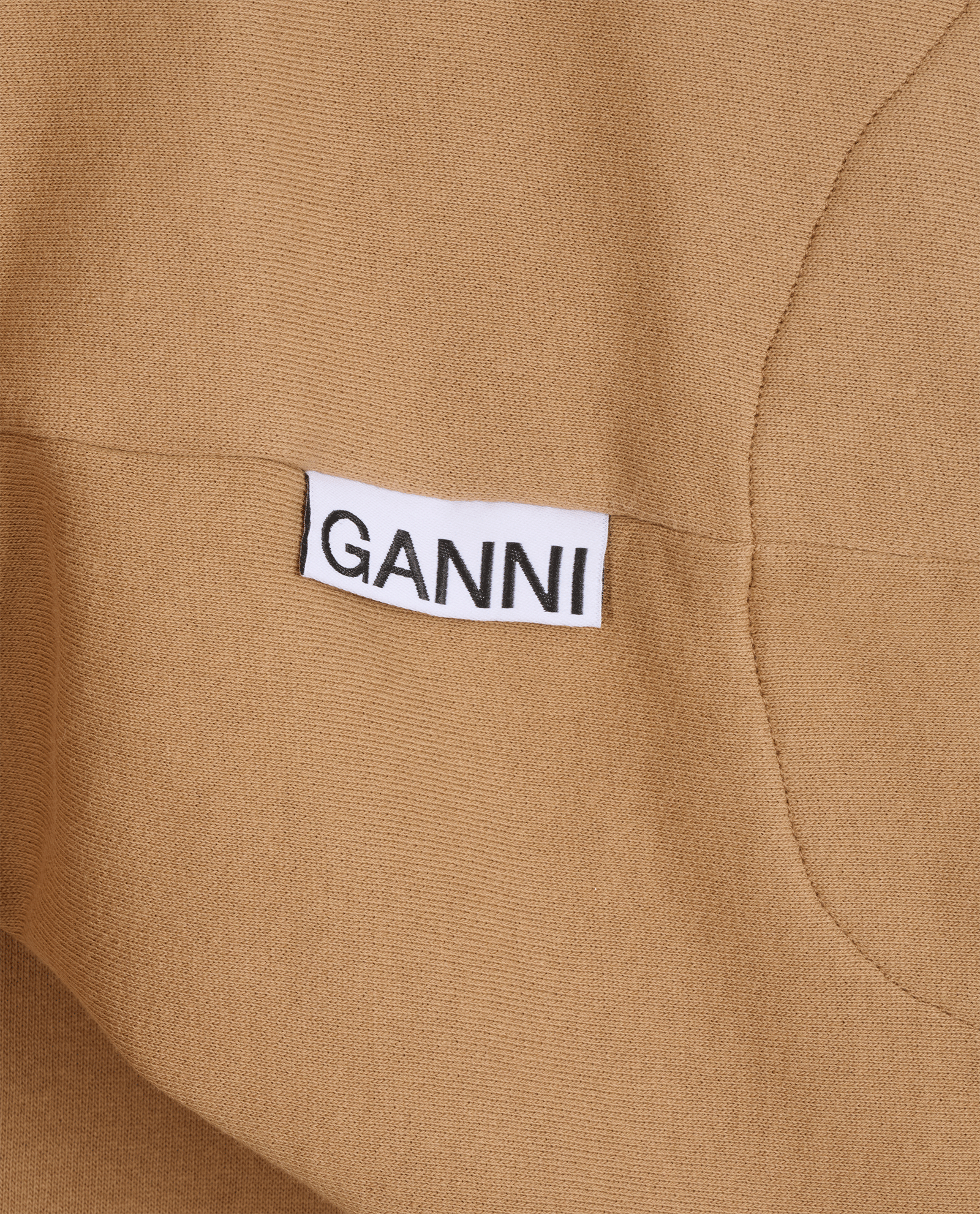 Ganni Isoli Jumper, &pound;80, Clothing, Tan, Cotton, Other view