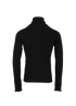 Dolce & Gabbana Ribbed Turtleneck, &pound;230, Clothing, Black, Cashmere, Back view
