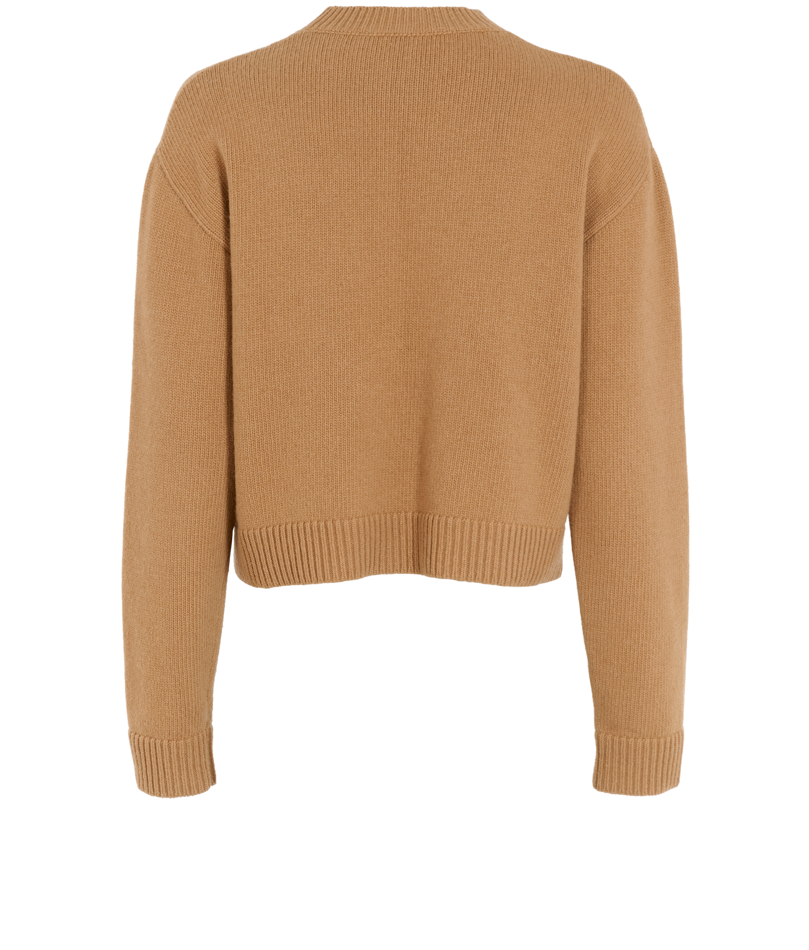 Gucci Intarsia-Knit Logo Jumper, &pound;290, Clothing, Tan, Wool, Back view