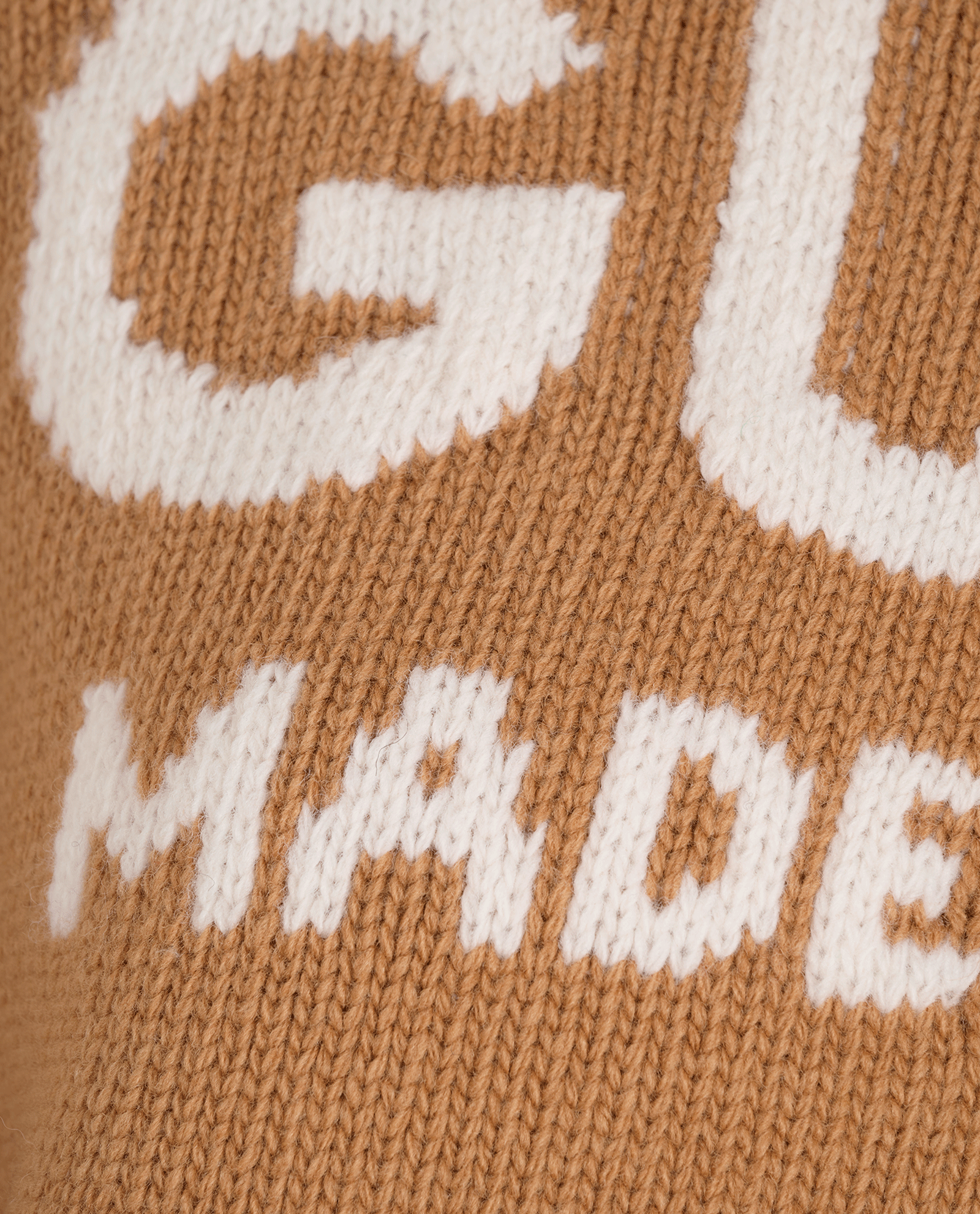 Gucci Intarsia-Knit Logo Jumper, &pound;290, Clothing, Tan, Wool, Other view