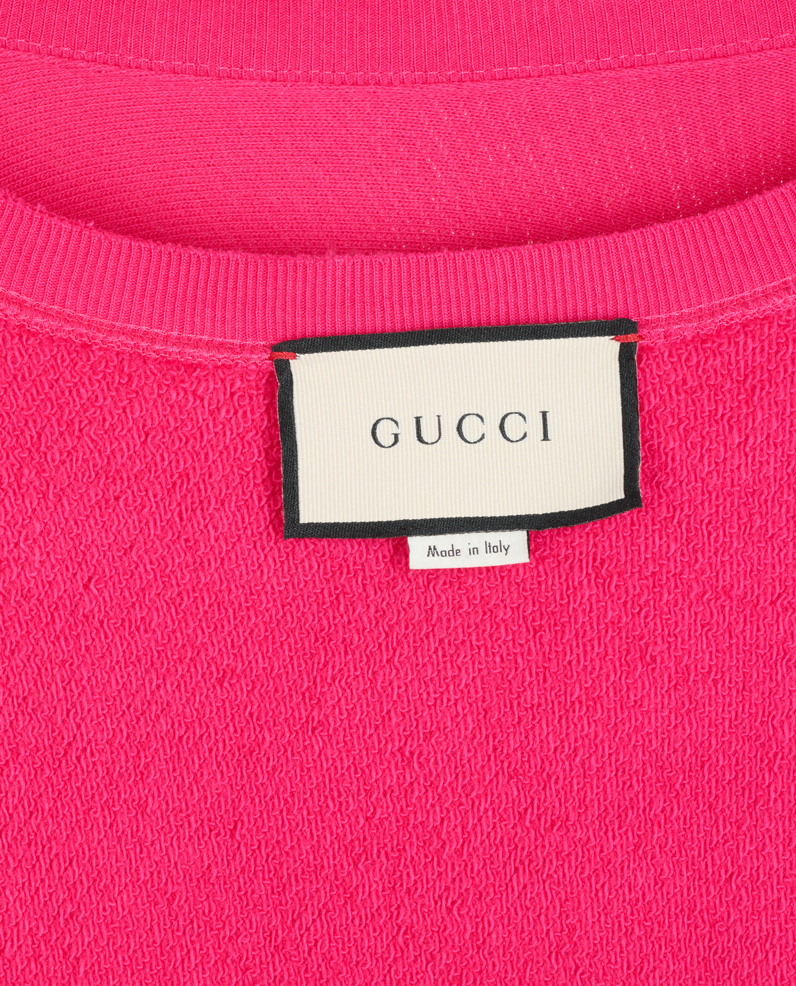 Gucci Bear Embroidered Jumper, &pound;260, Clothing, Pink, Cotton, Other view