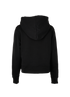 Palm Angels Logo Print Hoodie, &pound;110, Clothing, Black, Cotton, Back view