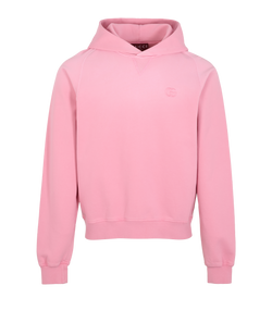 Gucci Embroidered Interlocking G Hoodie, Mens, Cotton, Pink, Sz M, 3*