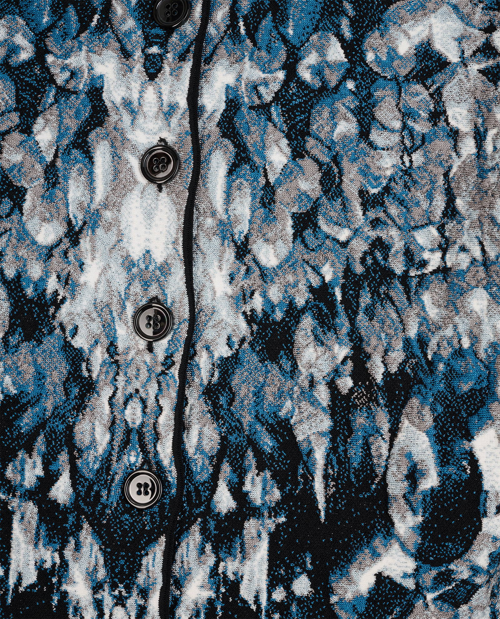 Alexander McQueen Peplum Cardigan, &pound;140, Clothing, Blue, Silk/Viscose, Other view