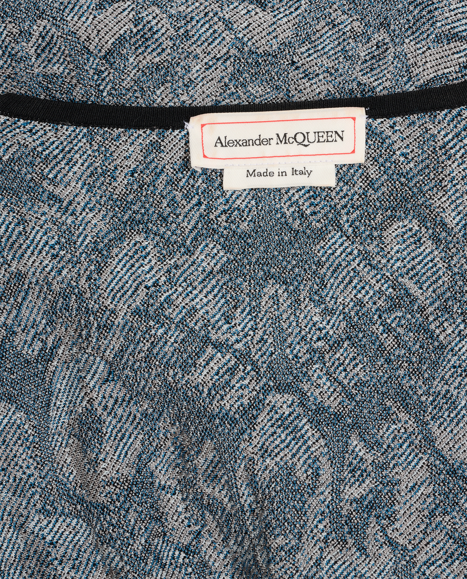 Alexander McQueen Peplum Cardigan, &pound;140, Clothing, Blue, Silk/Viscose, Other view