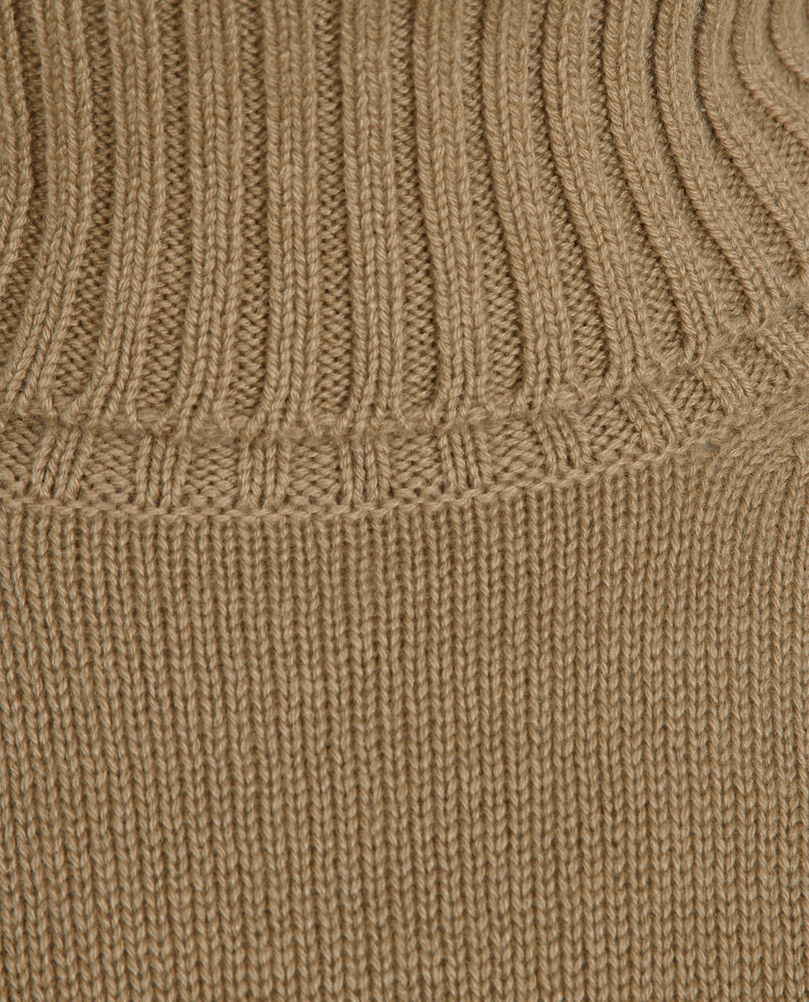 Prada Triangle Patch Turtleneck Jumper, &pound;410, Clothing, Beige, Cashmere, Other view