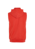 Saint Laurent Zip Up Hoodie Vest, &pound;220, Clothing, Red, Cotton, Back view