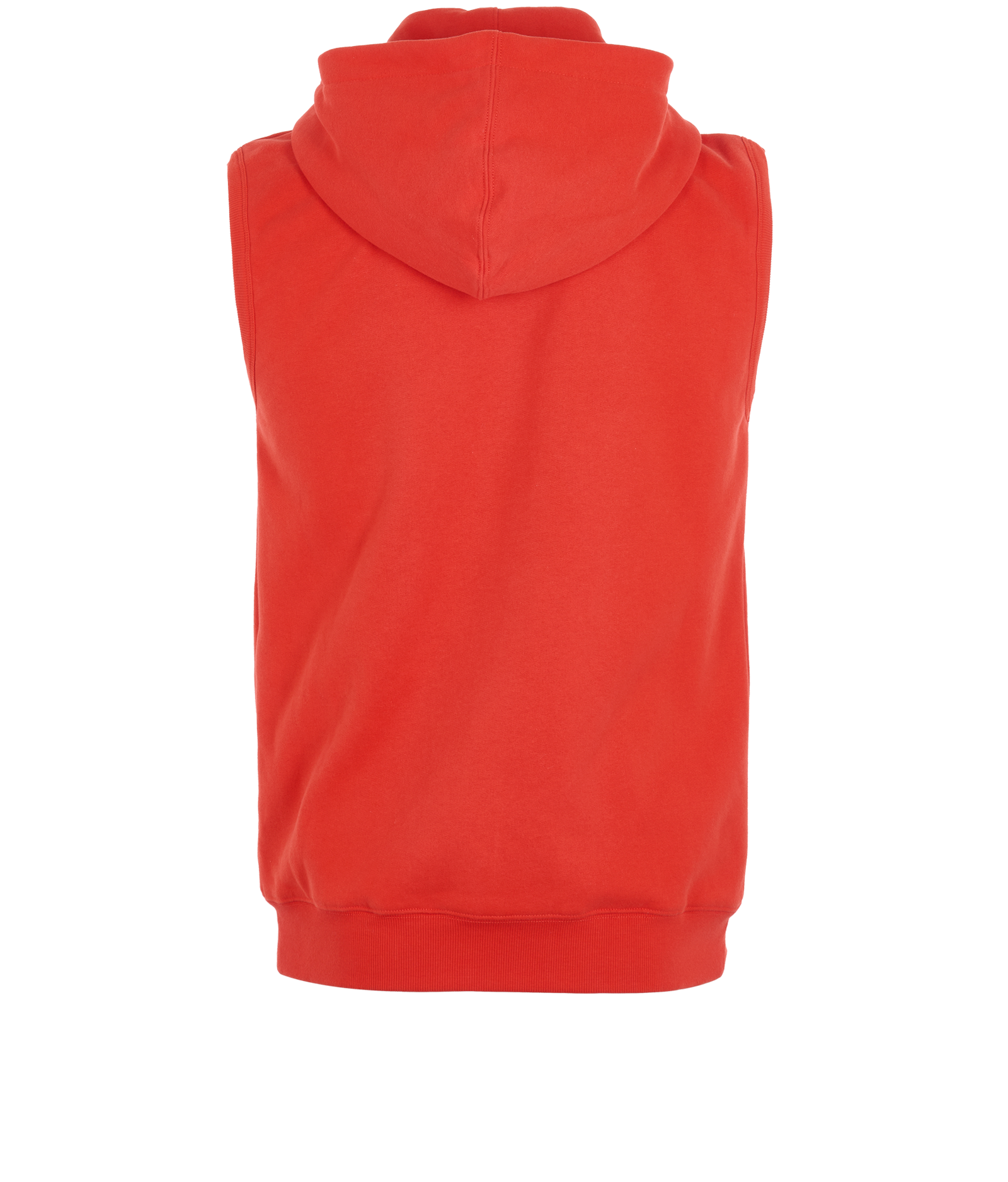 Saint Laurent Zip Up Hoodie Vest, &pound;220, Clothing, Red, Cotton, Back view