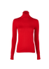 Christian Dior CD Turtleneck Jumper, &pound;250, Clothing, Red, Cashmere/Wool, Front view
