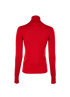Christian Dior CD Turtleneck Jumper, &pound;250, Clothing, Red, Cashmere/Wool, Back view