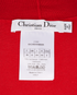 Christian Dior CD Turtleneck Jumper, &pound;250, Clothing, Red, Cashmere/Wool, Other view