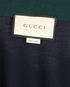 Gucci Web V-Neck Jumper, &pound;350, Clothing, Navy, Wool, Other view