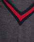 Gucci V Neck Sweater, &pound;350, Clothing, Grey, Wool, Other view