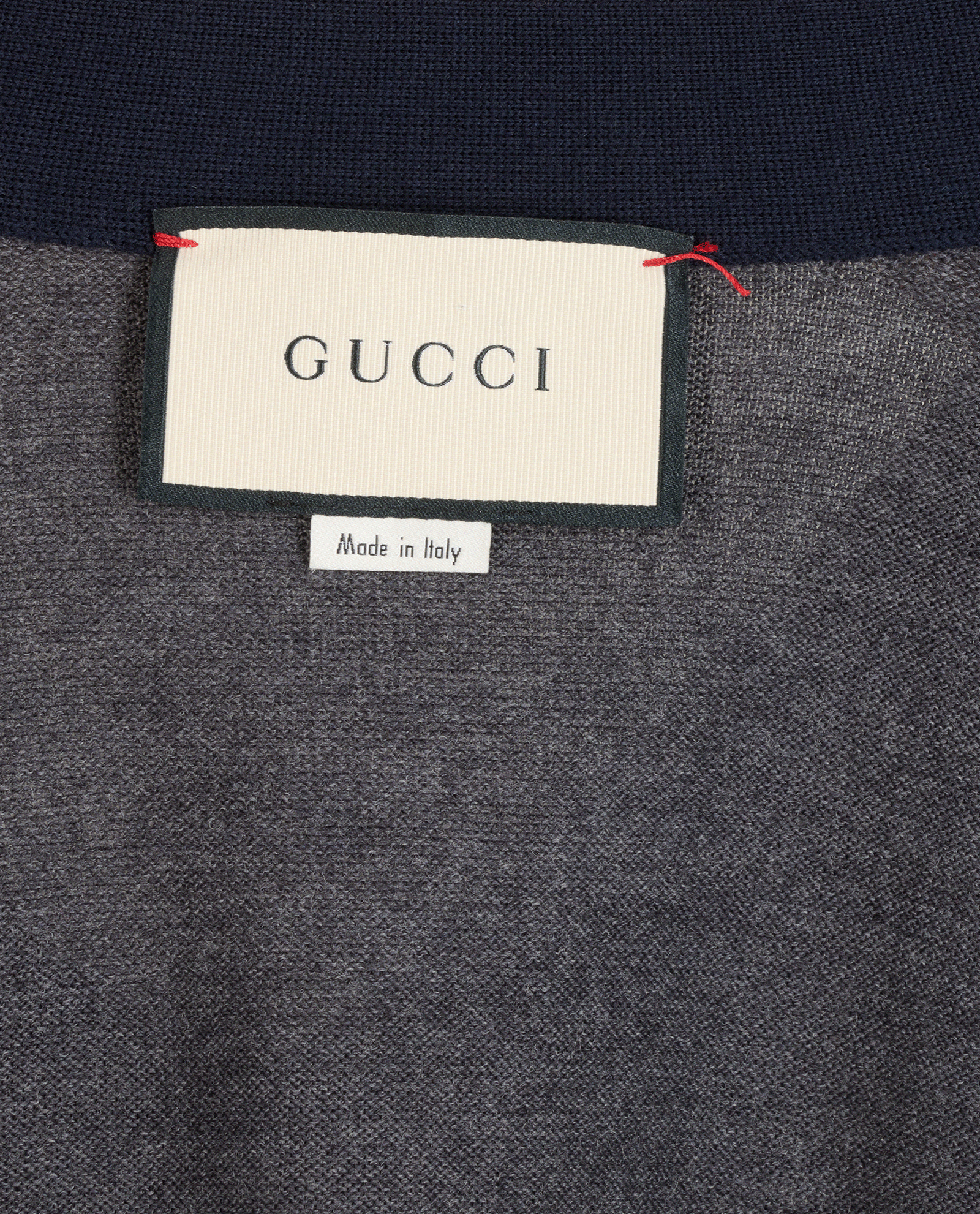 Gucci V Neck Sweater, &pound;350, Clothing, Grey, Wool, Other view
