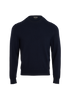 Tom Ford Crew Neck Sweater, &pound;230, Clothing, Blue, Cashmere, Front view