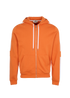 Hermes Zip Up Hoodie, &pound;250, Clothing, Orange, Cotton, Front view