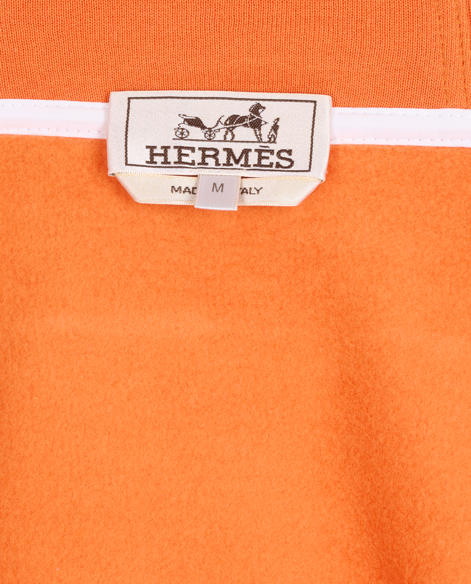Hermes Zip Up Hoodie, &pound;250, Clothing, Orange, Cotton, Other view
