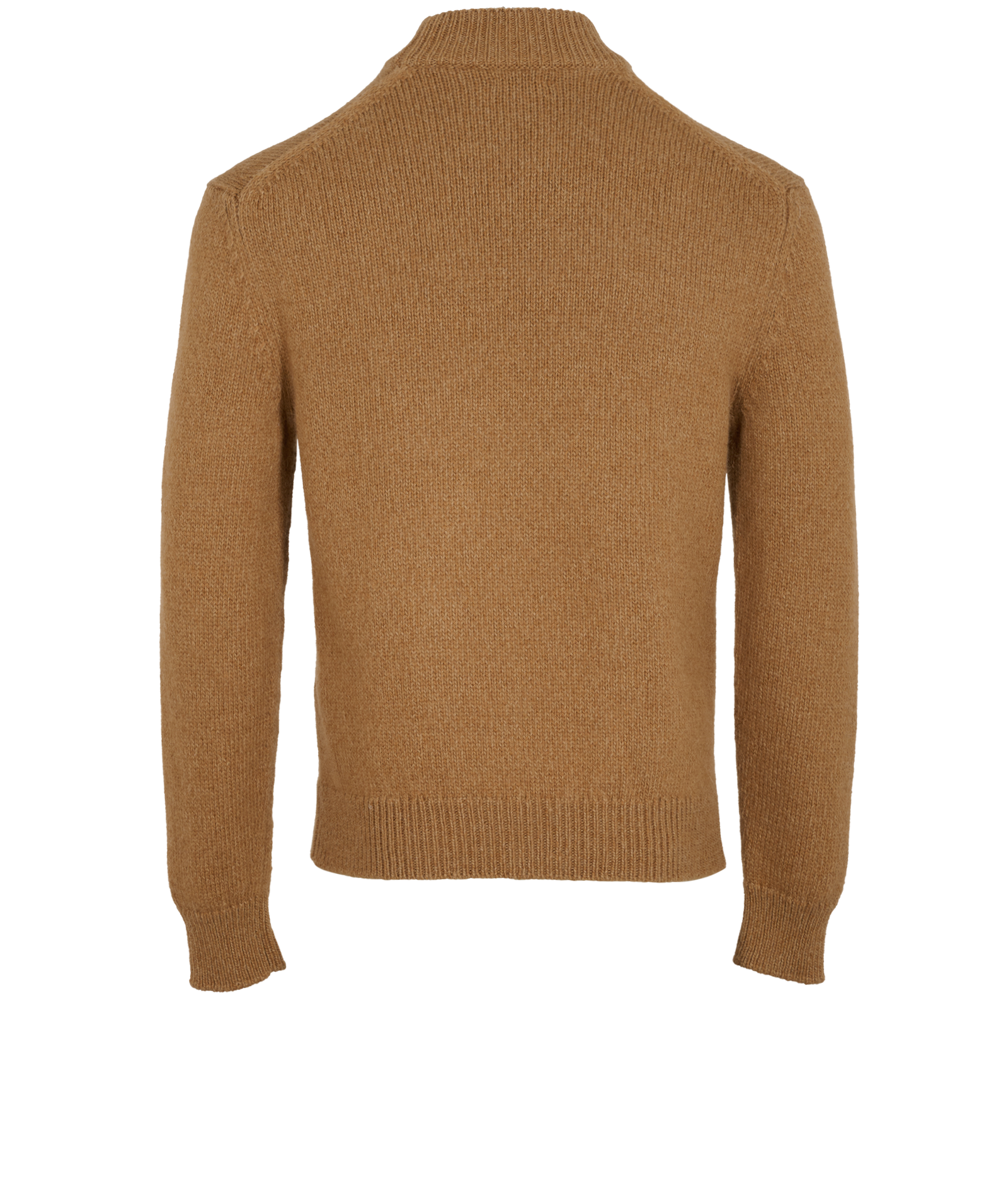 Tom Ford Mock Neck Sweater, &pound;320, Clothing, Brown, Cashmere, Back view