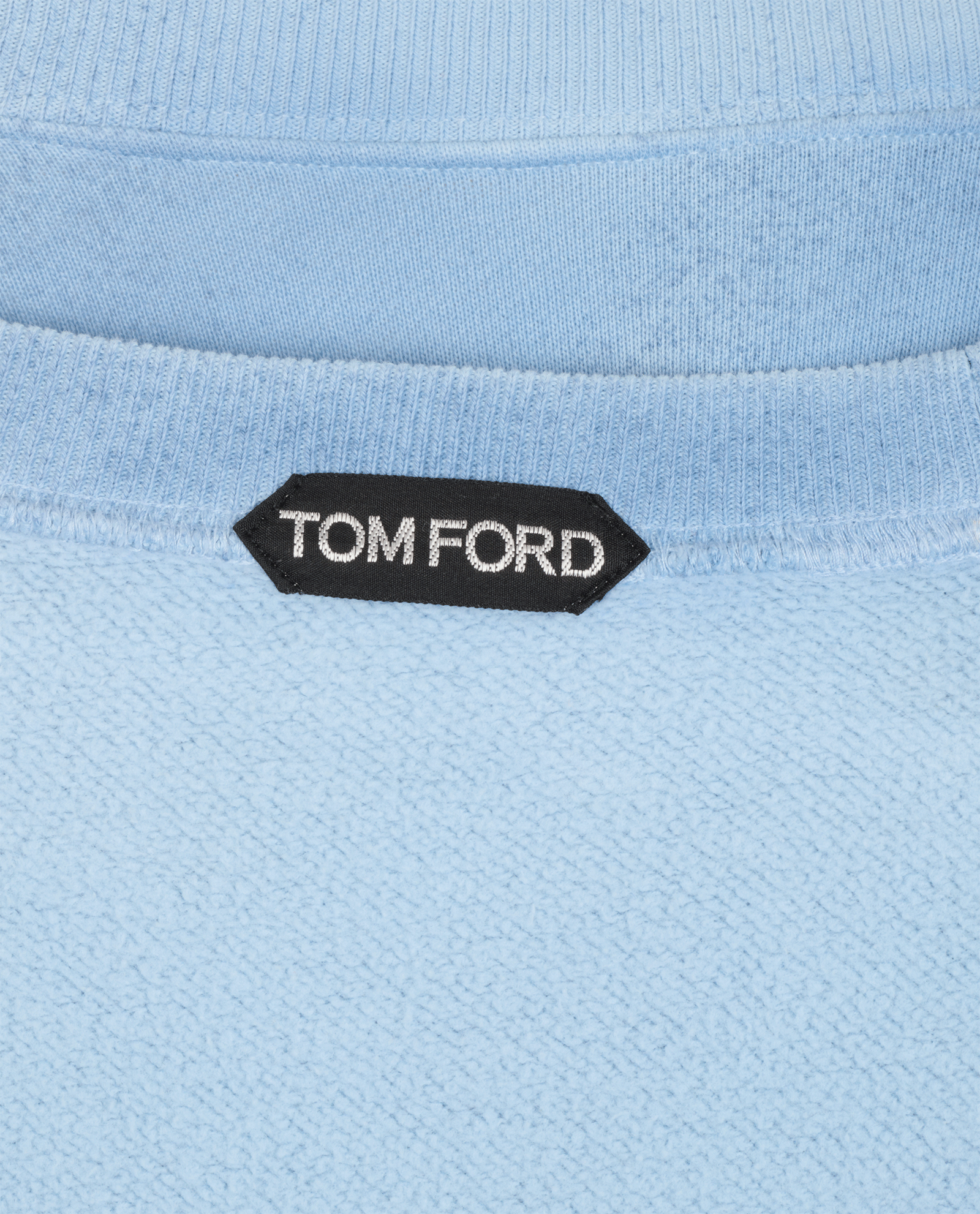 Tom Ford Crew Neck Jumper, &pound;220, Clothing, Blue, Cotton, Other view