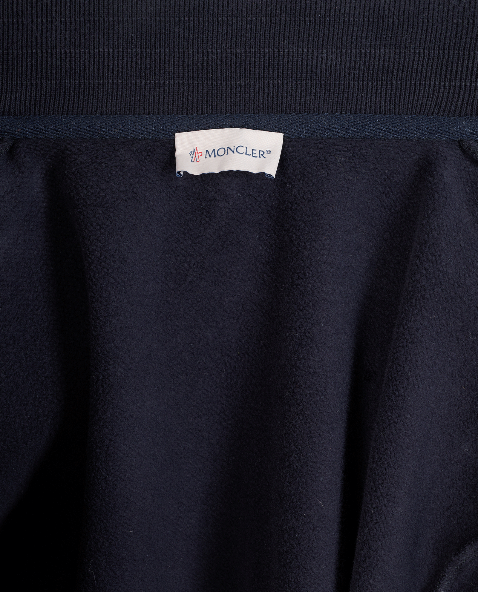 Moncler Zip Up Cardigan, &pound;320, Clothing, Navy, Cotton, Other view