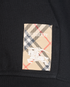 Burberry Check Label Hoodie, &pound;295, Clothing, Black, Cotton, Other view