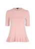 Louis Vuitton Short Sleeves Jumper, &pound;280, Clothing, Pink, Cashmere/Wool, Front view