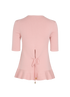 Louis Vuitton Short Sleeves Jumper, &pound;280, Clothing, Pink, Cashmere/Wool, Back view