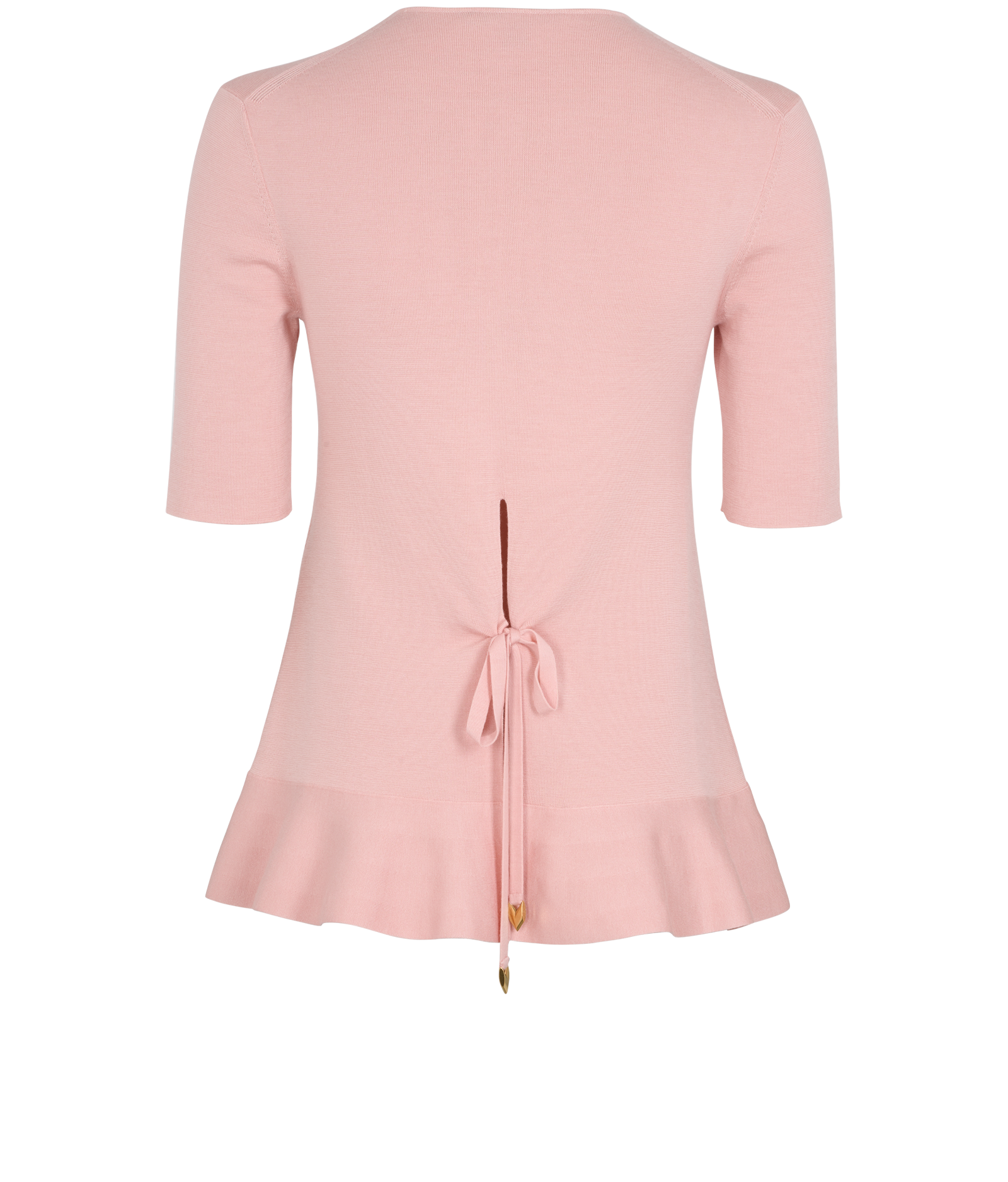 Louis Vuitton Short Sleeves Jumper, &pound;280, Clothing, Pink, Cashmere/Wool, Back view