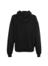 Celine Triomphe Logo Hoodie, &pound;275, Clothing, Black, Cashmere/Cotton, Back view